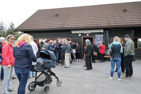 Odprtje razstave Fotografija, železo in platno